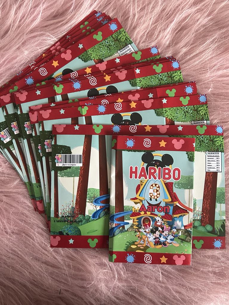 Haribo (sachet de bonbon) personnalisé