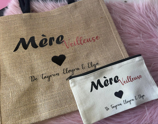 Coffret Sac et trousse Mère-veilleuse