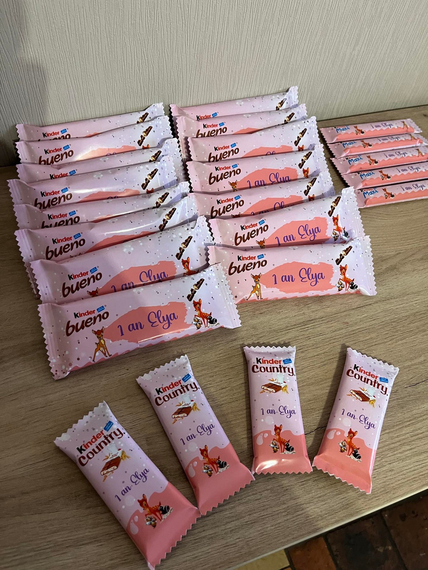 Kinder bueno personnalisé