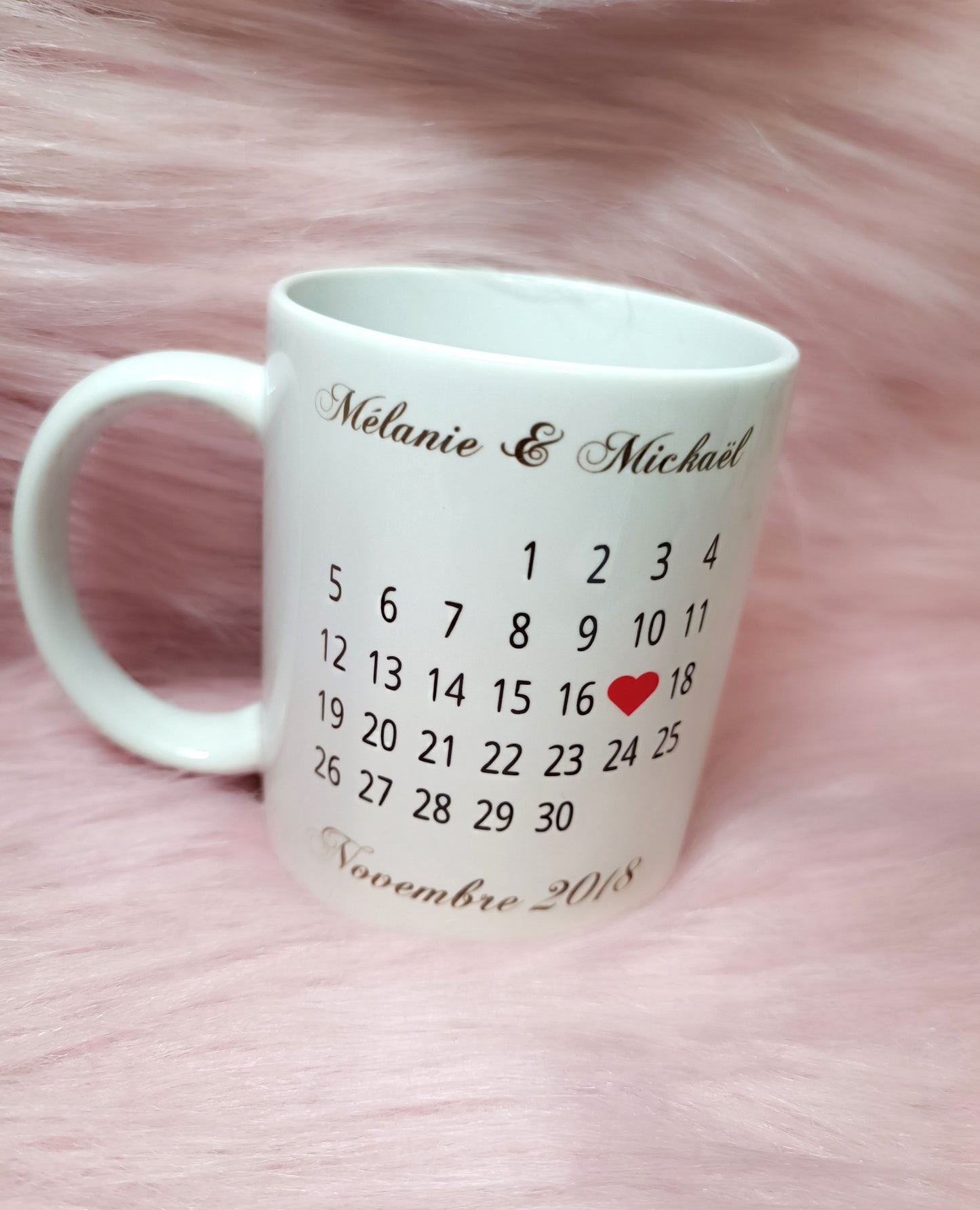 Mug calendrier