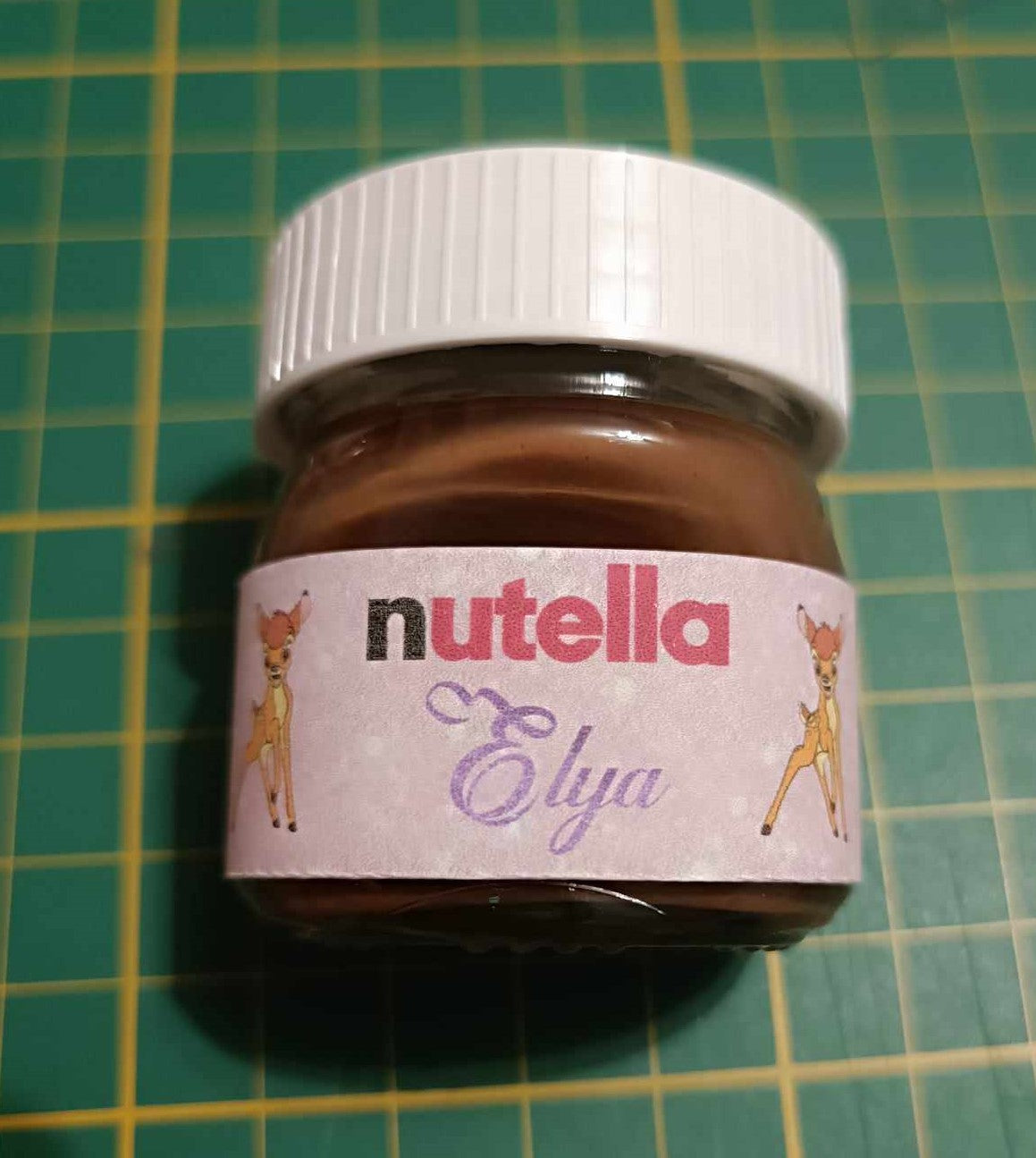 Mini Nutella personnalisé