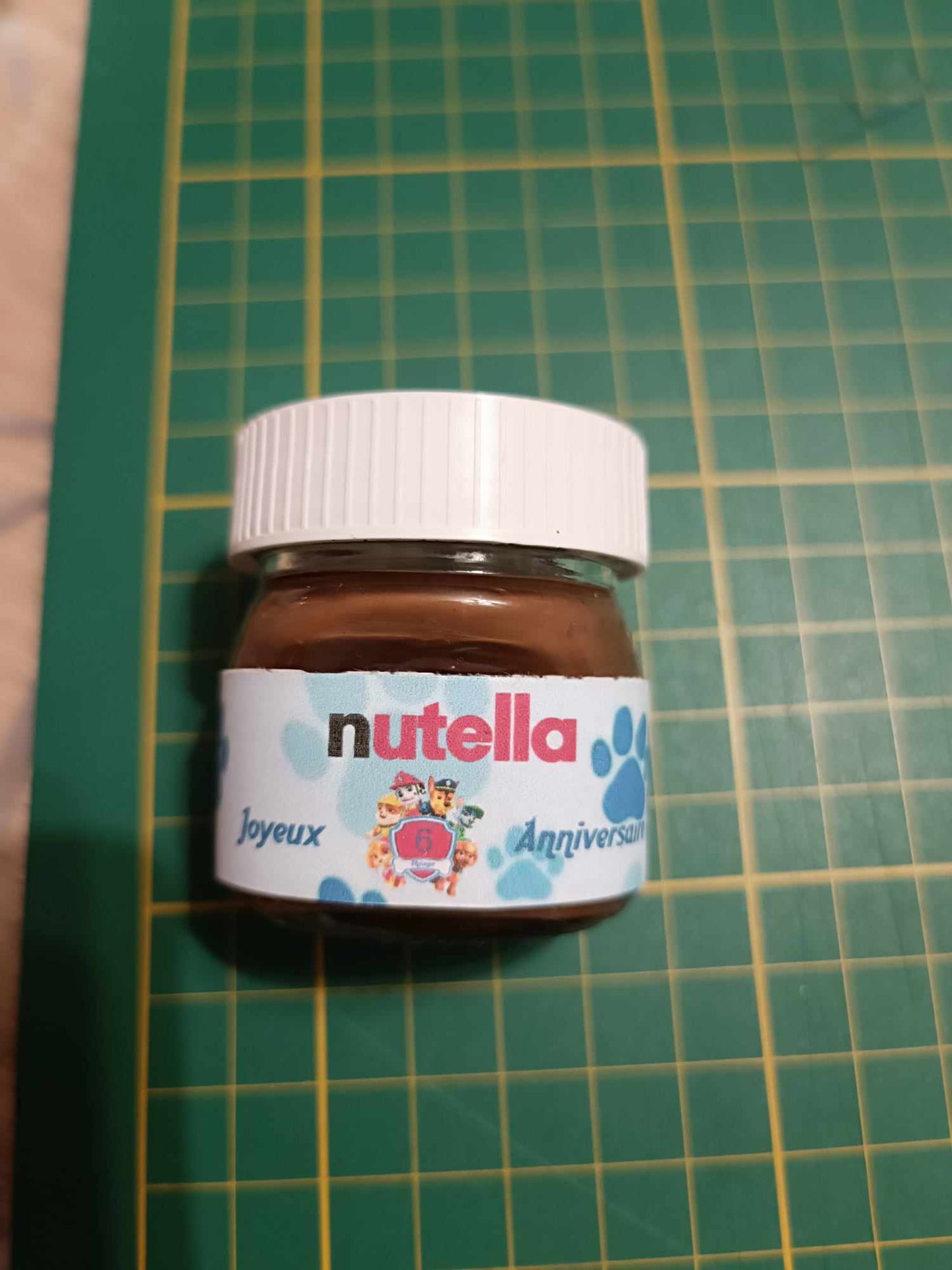 Mini Nutella personnalisé