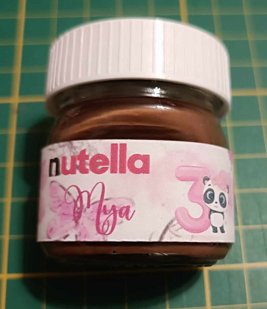 Mini Nutella personnalisé