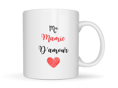 Mug "ma mamie d'amour"