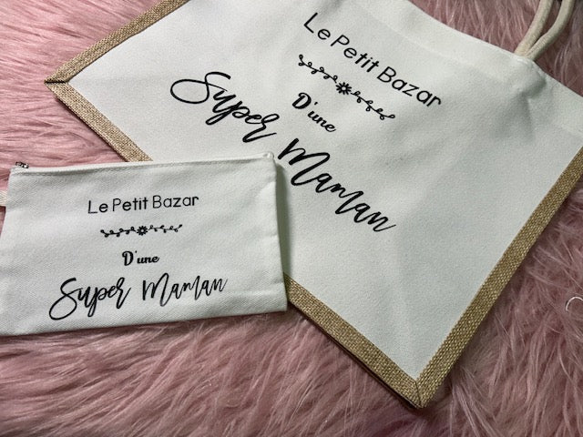 Ensemble SAC et  Trousse Super Maman